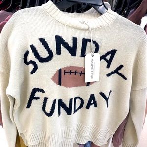 SUNDAY FUNDAY TIK TOK SWEATER!